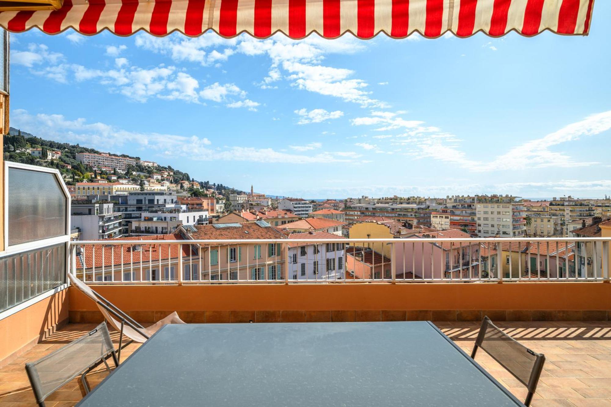 'L'Alicante Proche' Gare, Terrasse, Vue Mer مينتون المظهر الخارجي الصورة