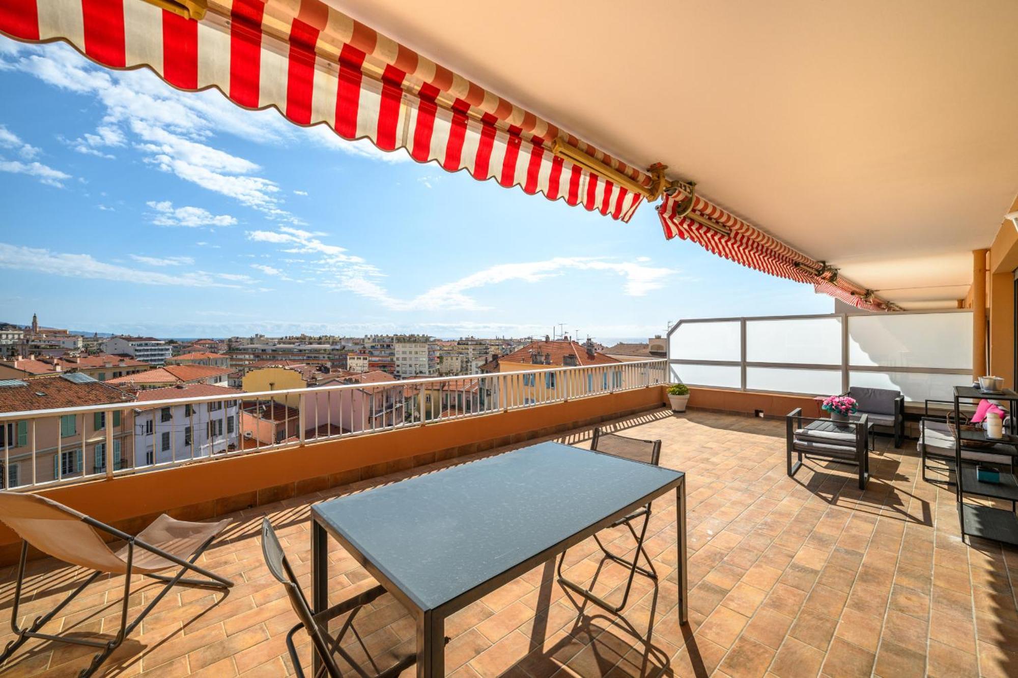 'L'Alicante Proche' Gare, Terrasse, Vue Mer مينتون المظهر الخارجي الصورة