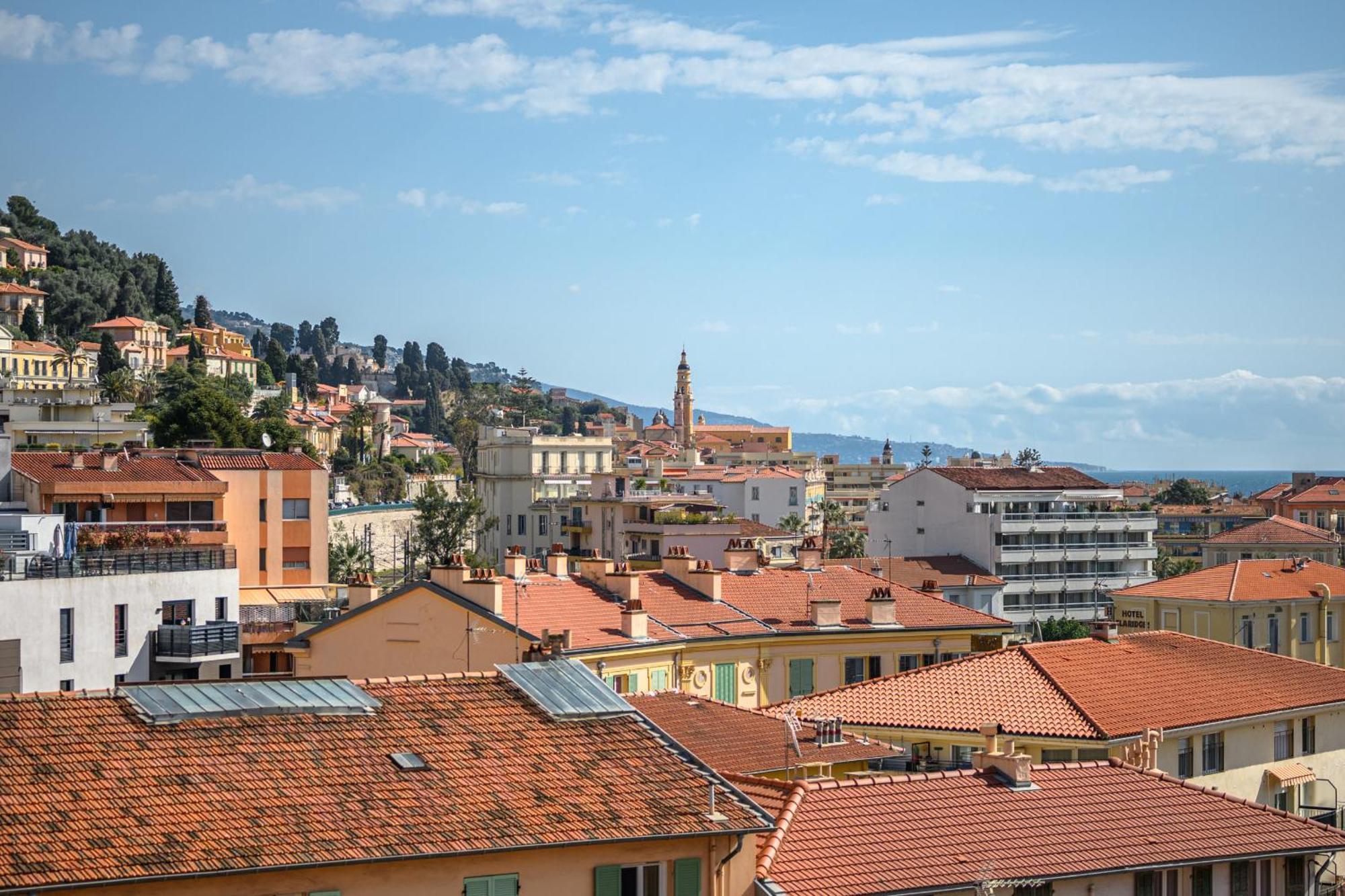 'L'Alicante Proche' Gare, Terrasse, Vue Mer مينتون المظهر الخارجي الصورة